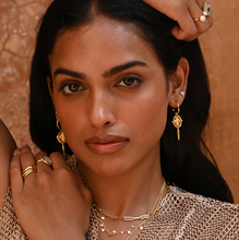 Load image into Gallery viewer, Sahara Small Hoop Earrings
