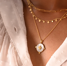 Load image into Gallery viewer, Oval Mother of Pearl Necklace
