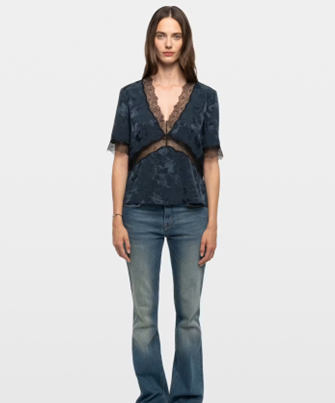Tedoxa Silk Top