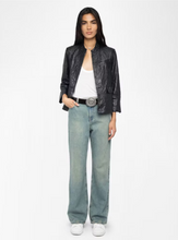 Load image into Gallery viewer, Veryn Crinkled Leather Blazer
