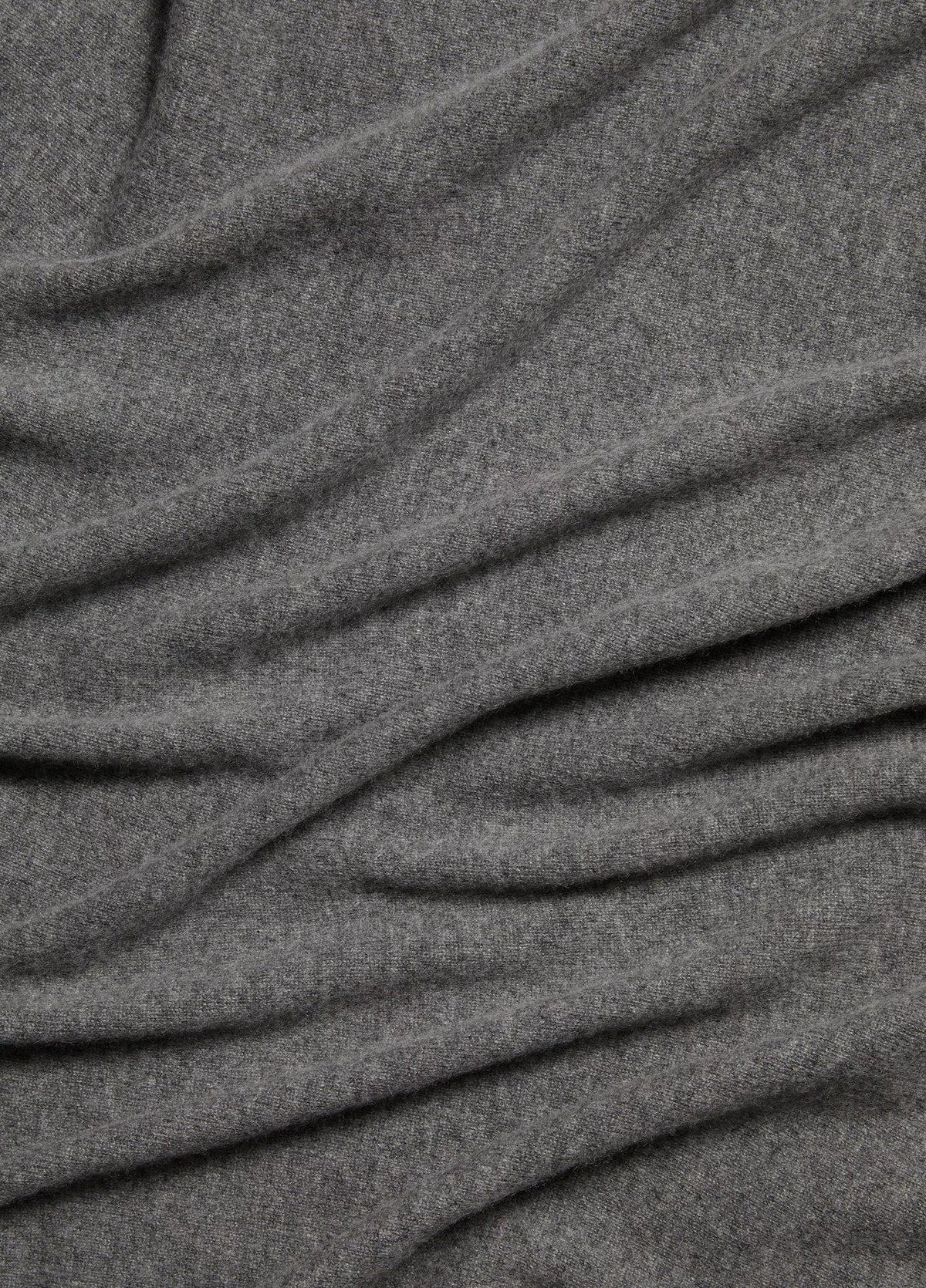 Boiled Cashmere Knit Blanket Wrap