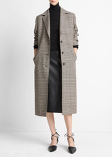Load image into Gallery viewer, Pressed Plaid Car Coat
