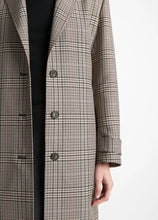 Load image into Gallery viewer, Pressed Plaid Car Coat
