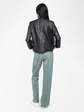Load image into Gallery viewer, Veryn Crinkled Leather Blazer
