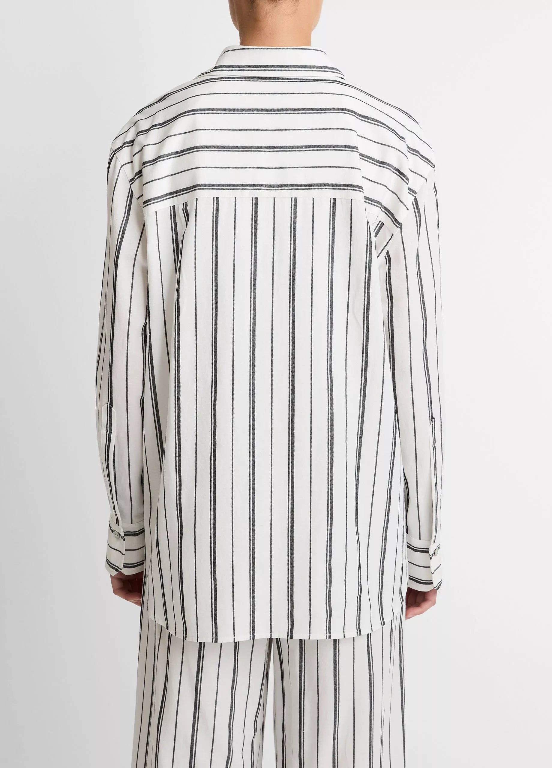 Resort Stripe Oversized Shirt