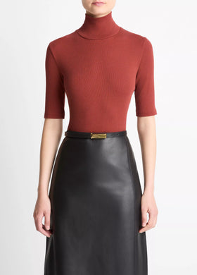 Elbow Sleeve Turtleneck