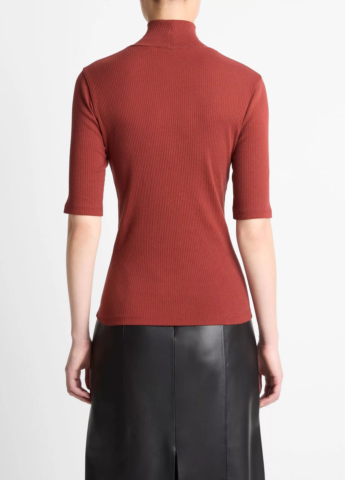 Elbow Sleeve Turtleneck