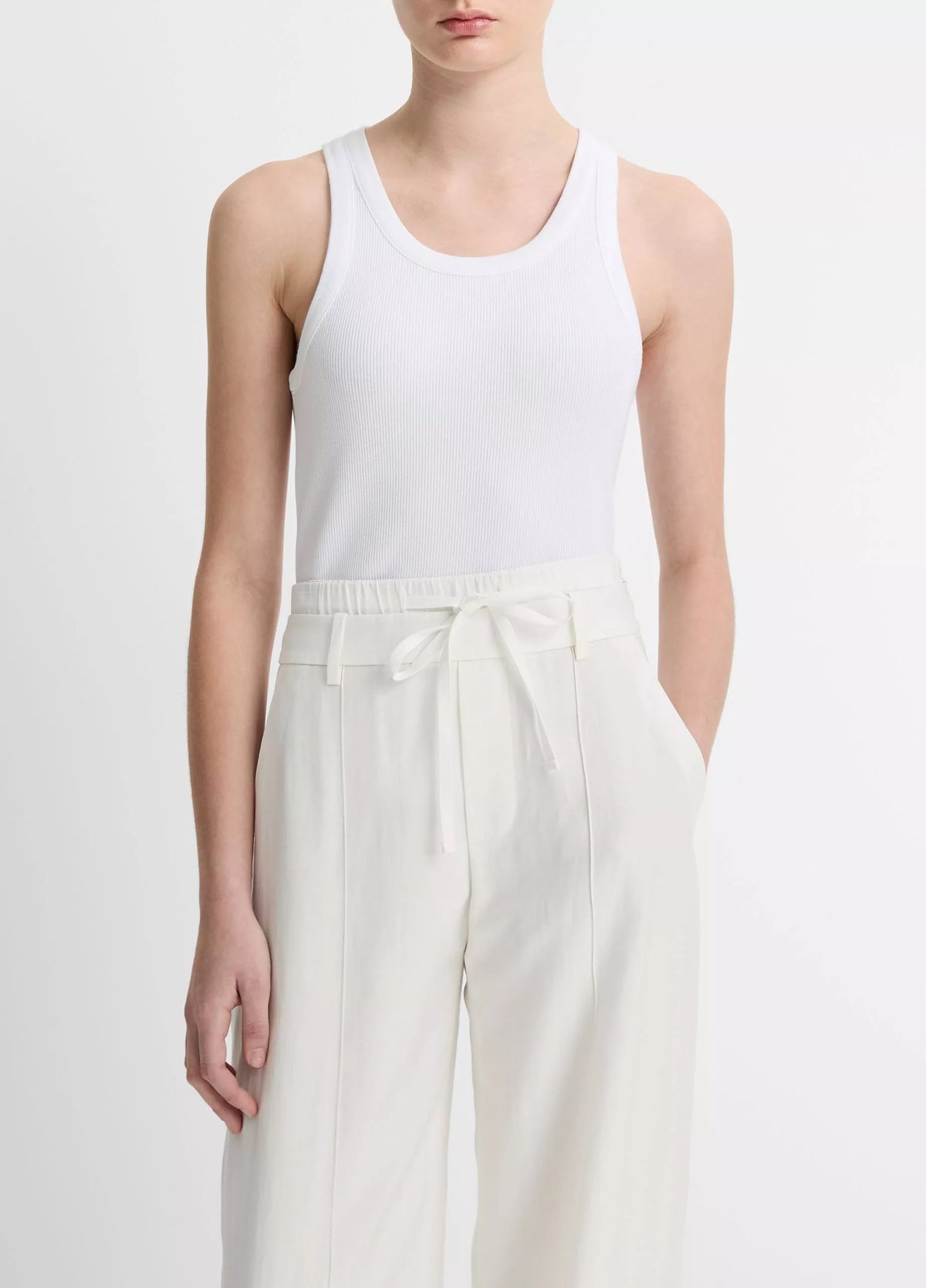 Ribbed Scoop Tank