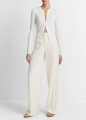 Slim Ribbed Cardigan