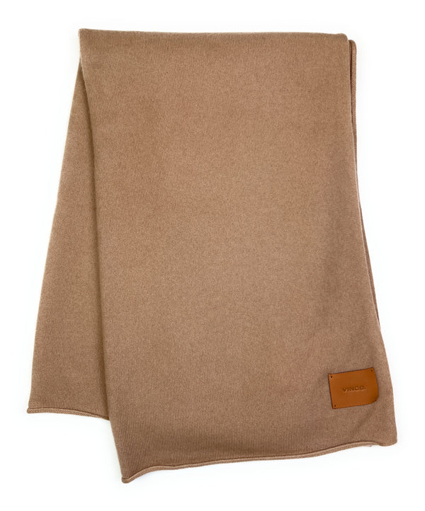 Boiled Cashmere Knit Blanket Wrap