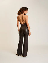 Load image into Gallery viewer, Faux Leather Wide Leg Pant
