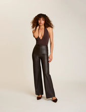 Load image into Gallery viewer, Faux Leather Wide Leg Pant
