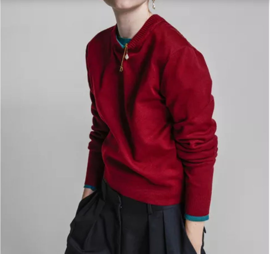 Basic Long-Sleeve Blouse
