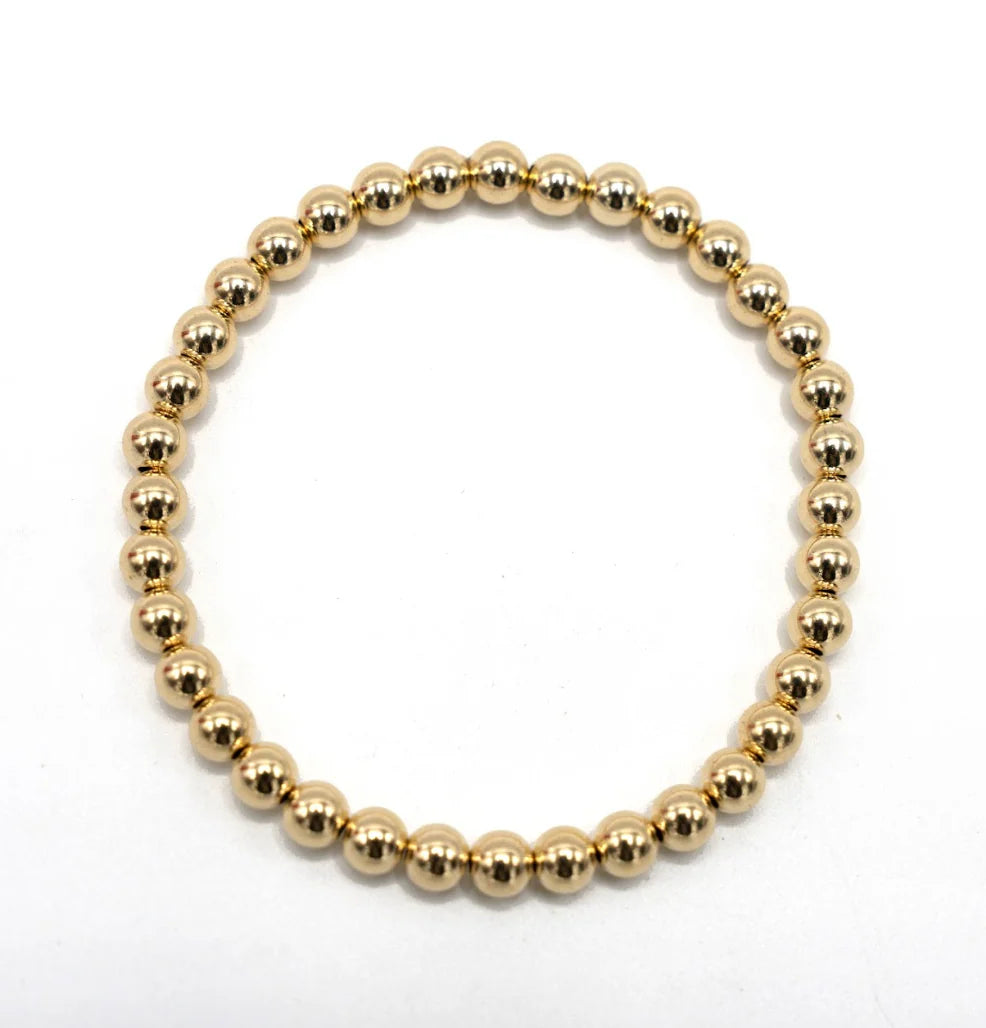 14k Gold Filled Karma Stretch Bracelet
