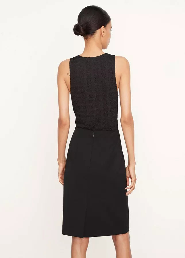 Seamed Front Pencil Skirt