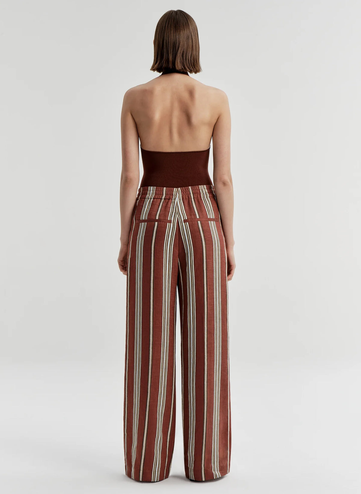 Tyler Striped Linen Pant