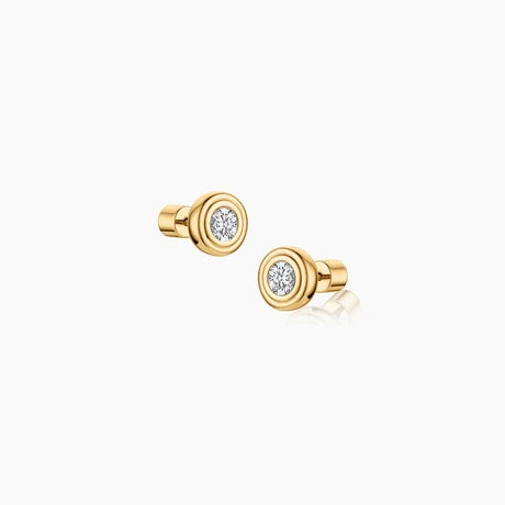 Starlet Grande Round Stud Earrings