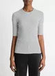Load image into Gallery viewer, Striped Elbow Sleeve Crew
