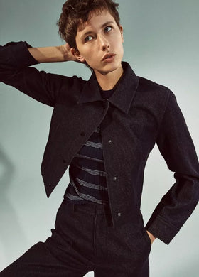 Striped Short Sleeve Crew