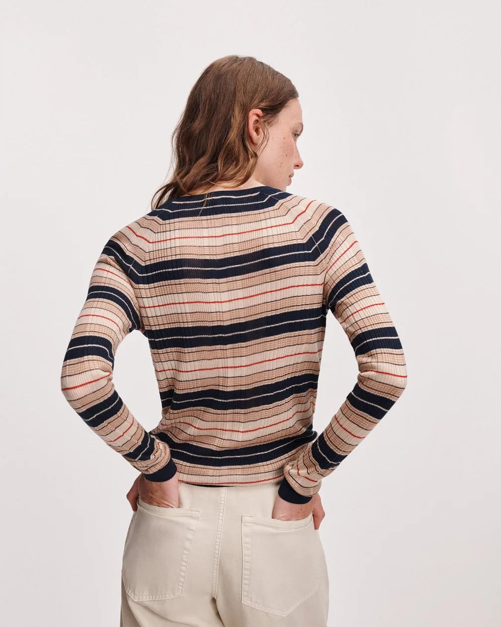 Teresa Striped Crewneck