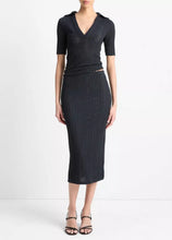 Load image into Gallery viewer, Textural Cotton Midi-Skirt
