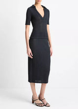 Load image into Gallery viewer, Textural Cotton Midi-Skirt
