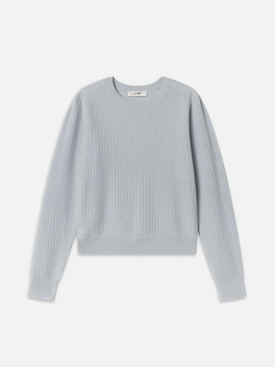 The Chain Pointelle Long Sleeve Sweater