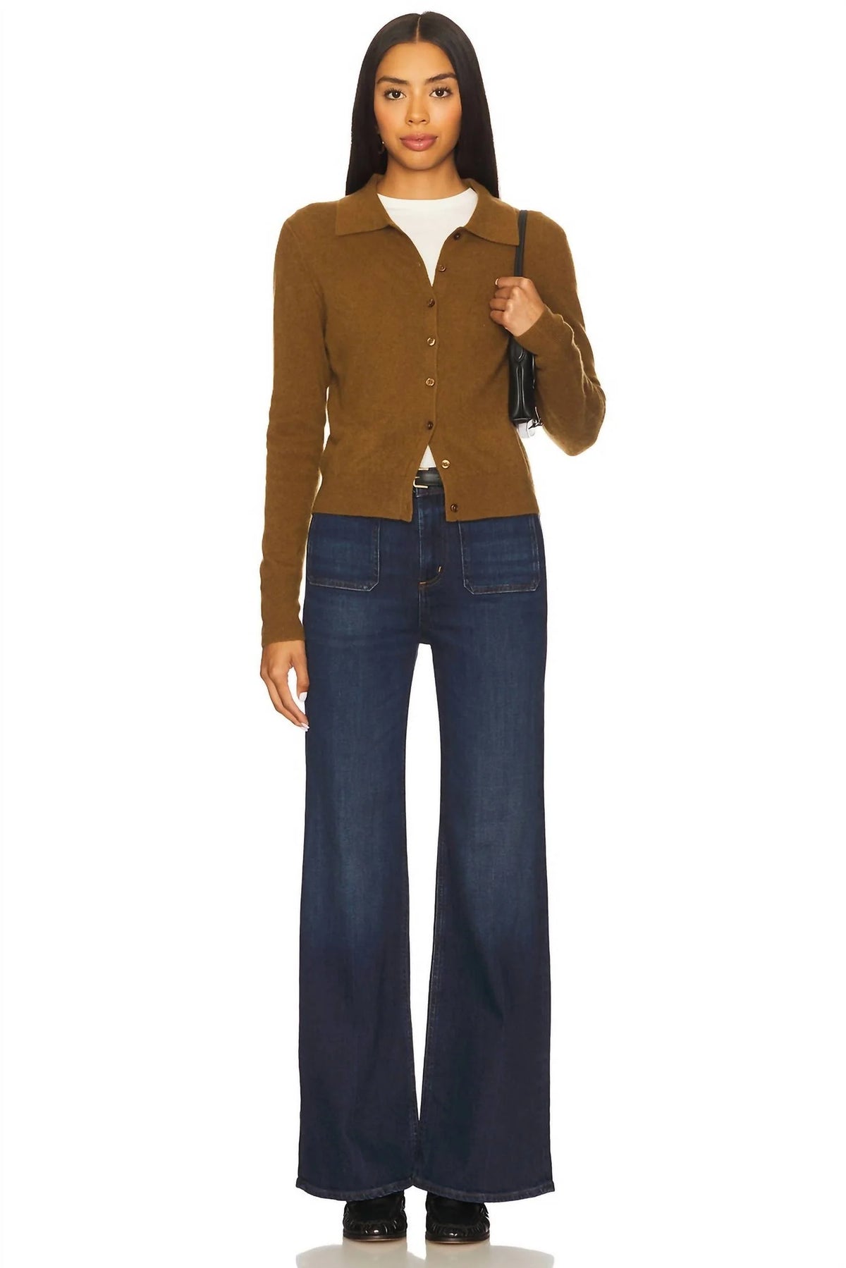 Cashmere Collared Cardigan