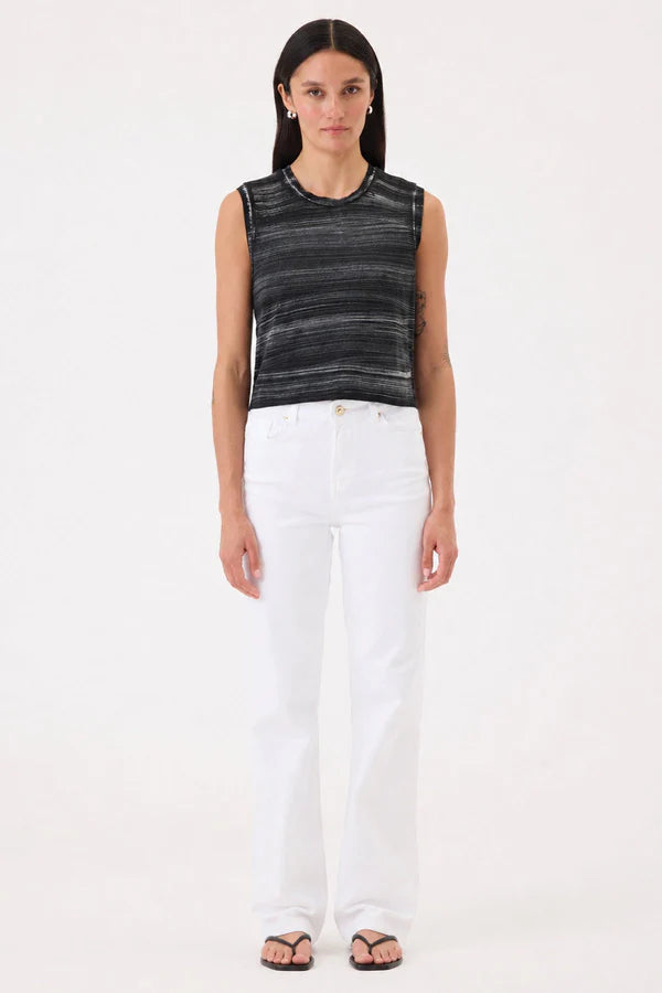 Cabana Stripe Crop Tank
