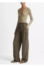 Load image into Gallery viewer, Mid Rise Utility Drawstring Pant
