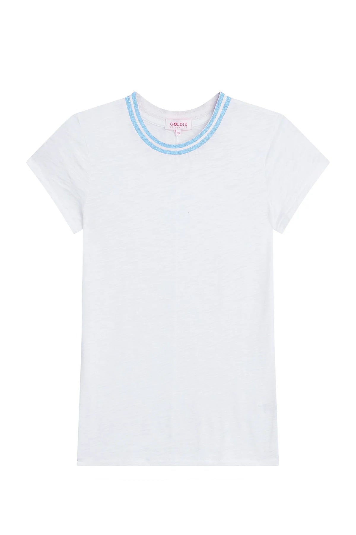 Double Shimmer Tipped Ringer Tee