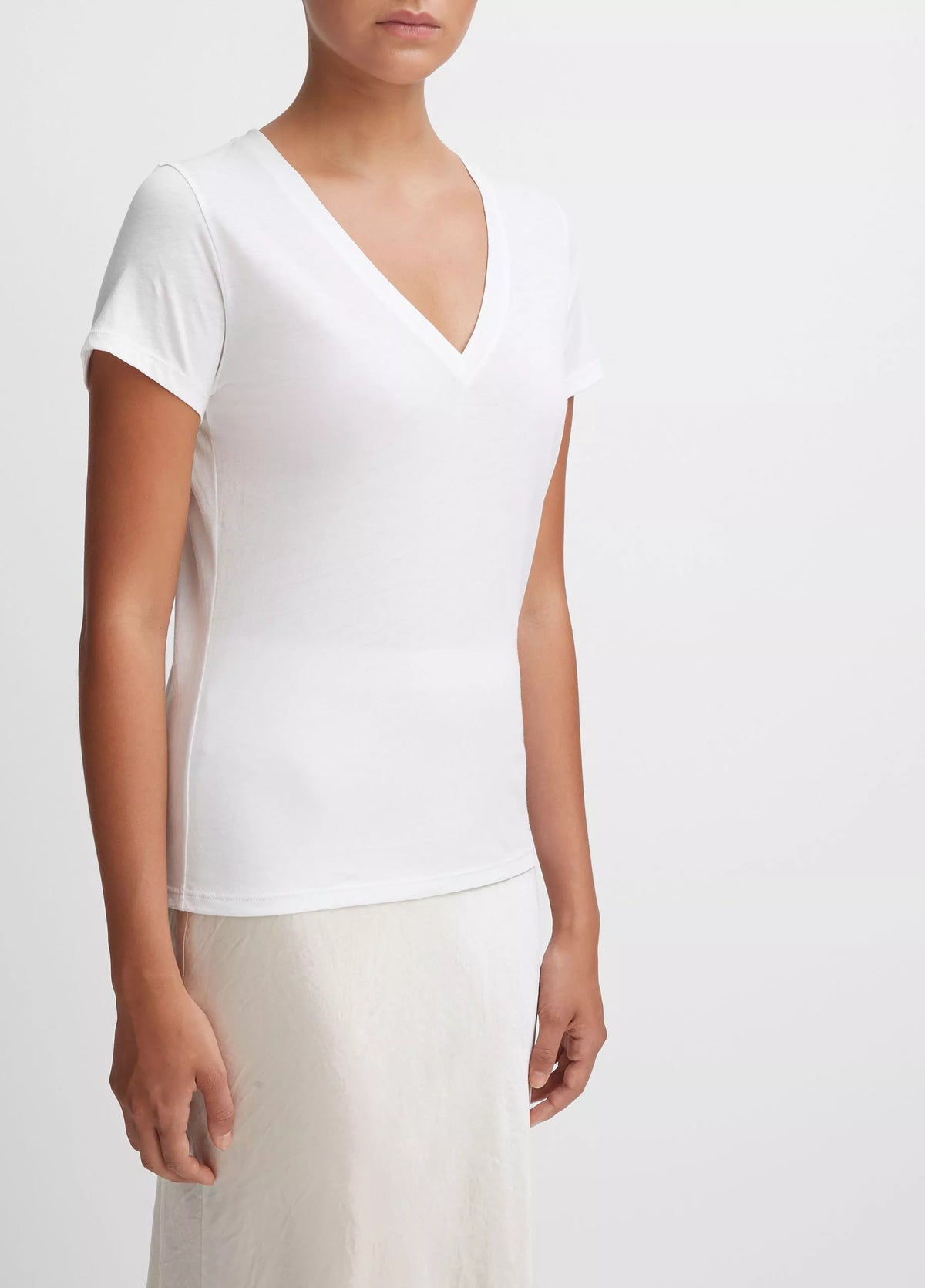 Essential Pima Cotton V-Neck