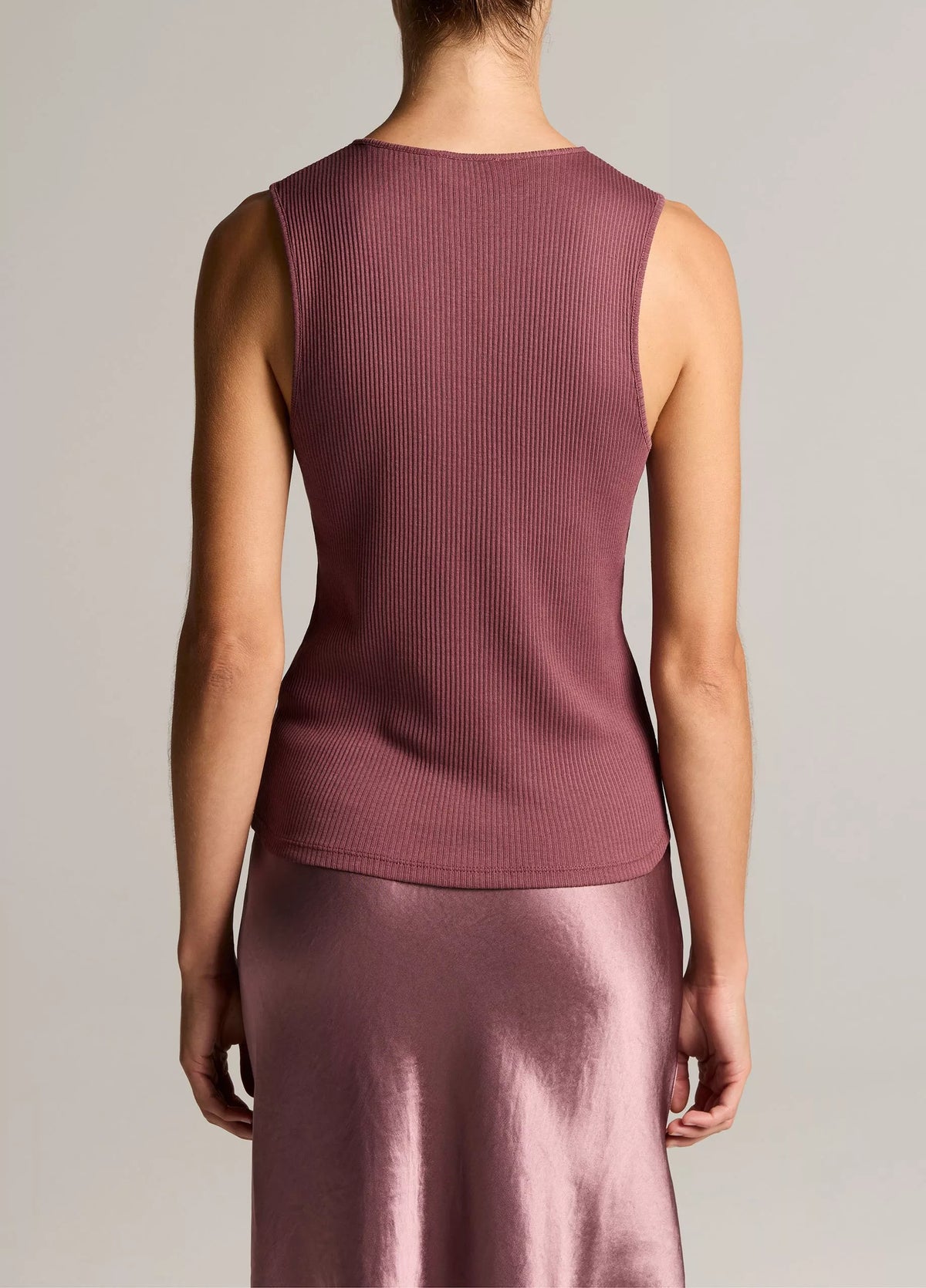 Ribbed Pima Cotton Shell