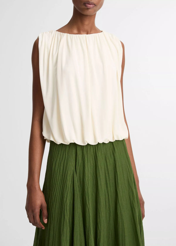 Matte Jersey Bubble Top