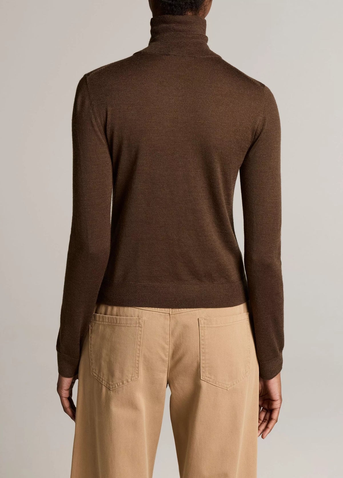 Cashmere-Silk Slim Turtleneck Sweater