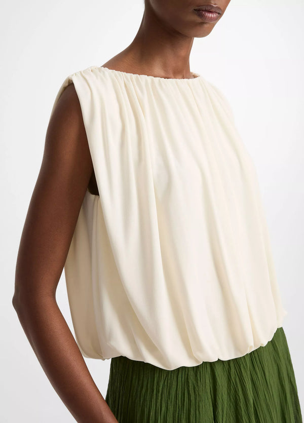 Matte Jersey Bubble Top