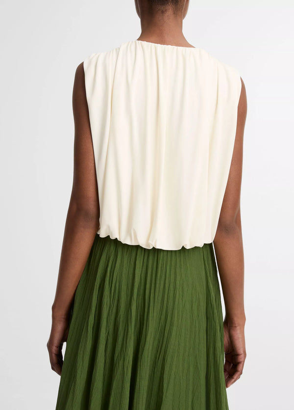 Matte Jersey Bubble Top