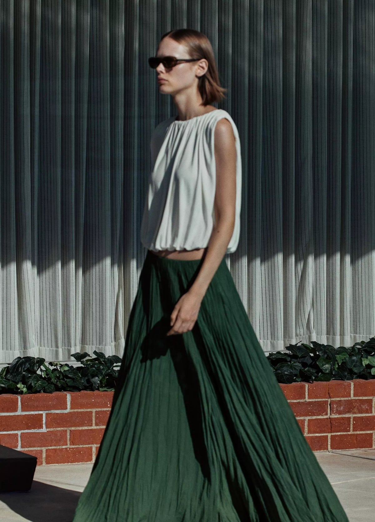 Matte Jersey Bubble Top