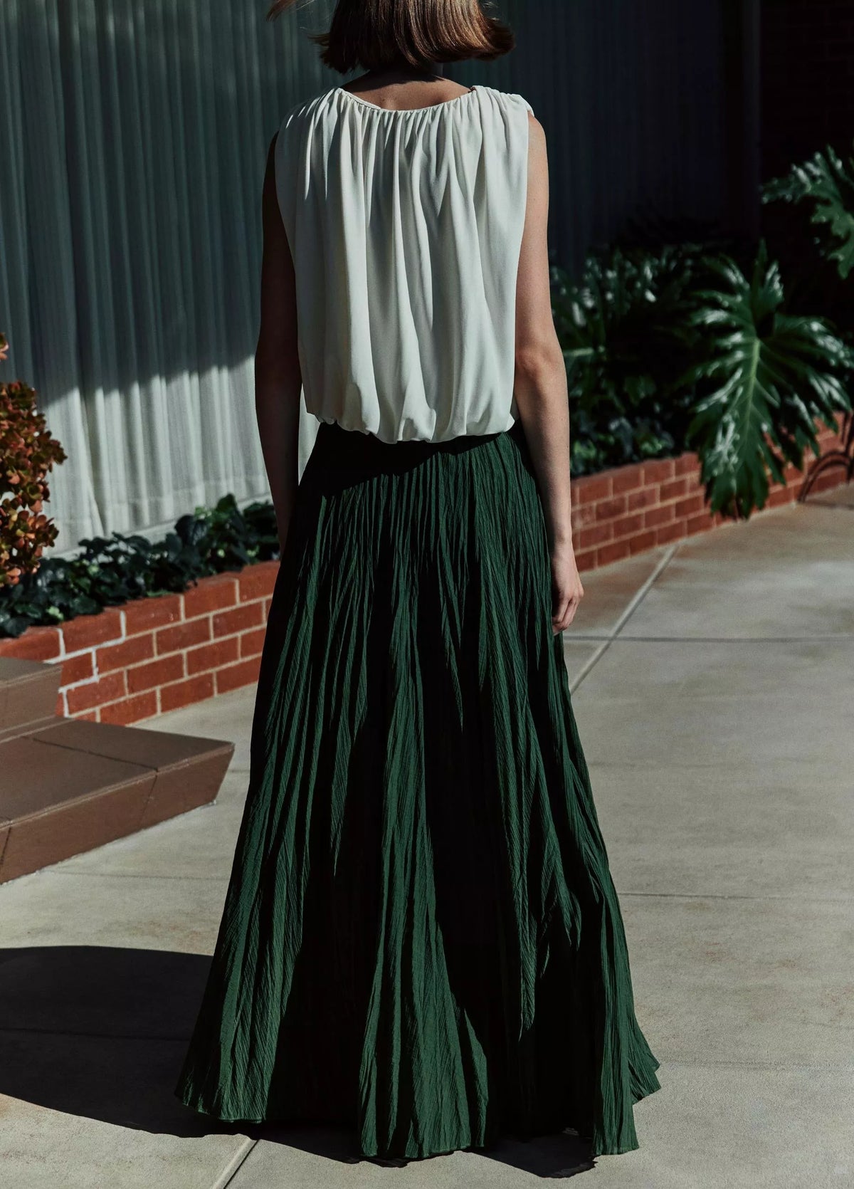 Matte Jersey Bubble Top