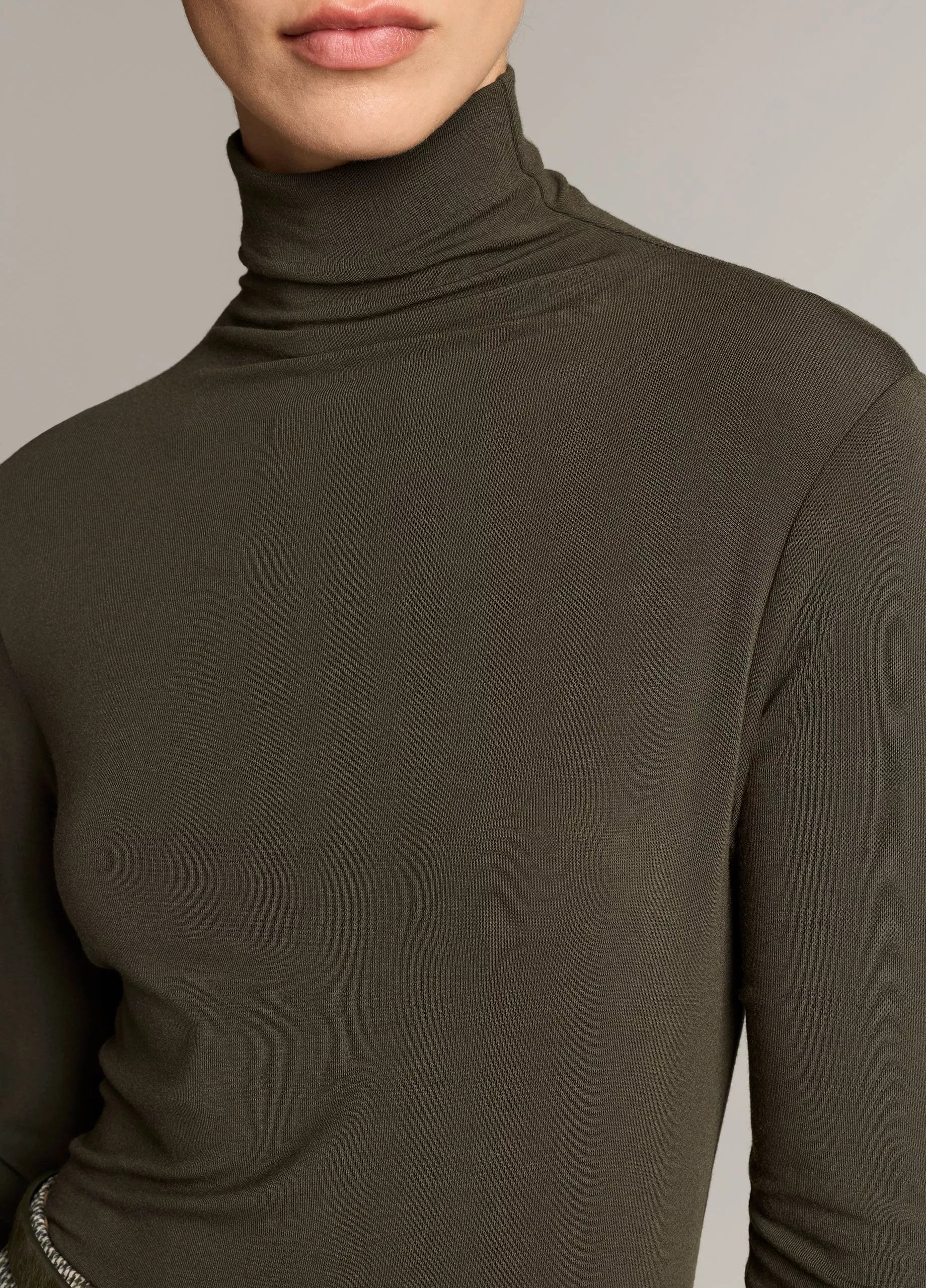 Essential Long-Sleeve Turtleneck Top