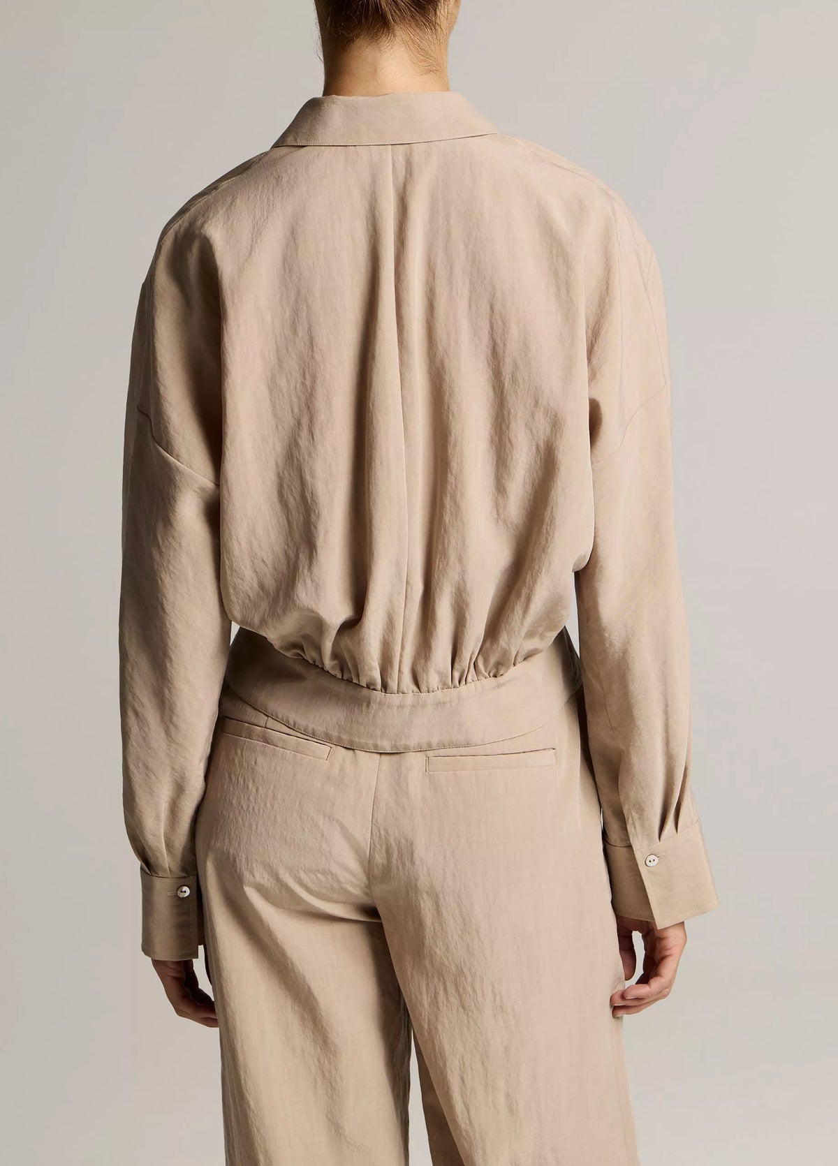 Blouson-Back Shirt Jacket