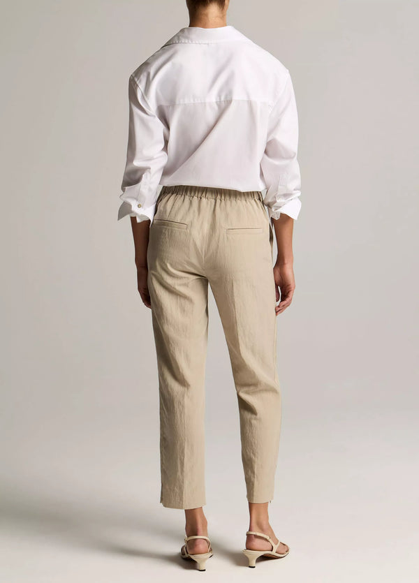 Grace Side-Strap Mid-Rise Pull-On Pant