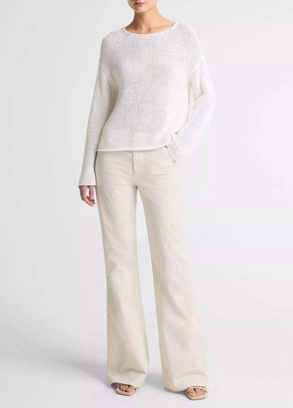 Italian Coated Cotton-Blend Sweater
