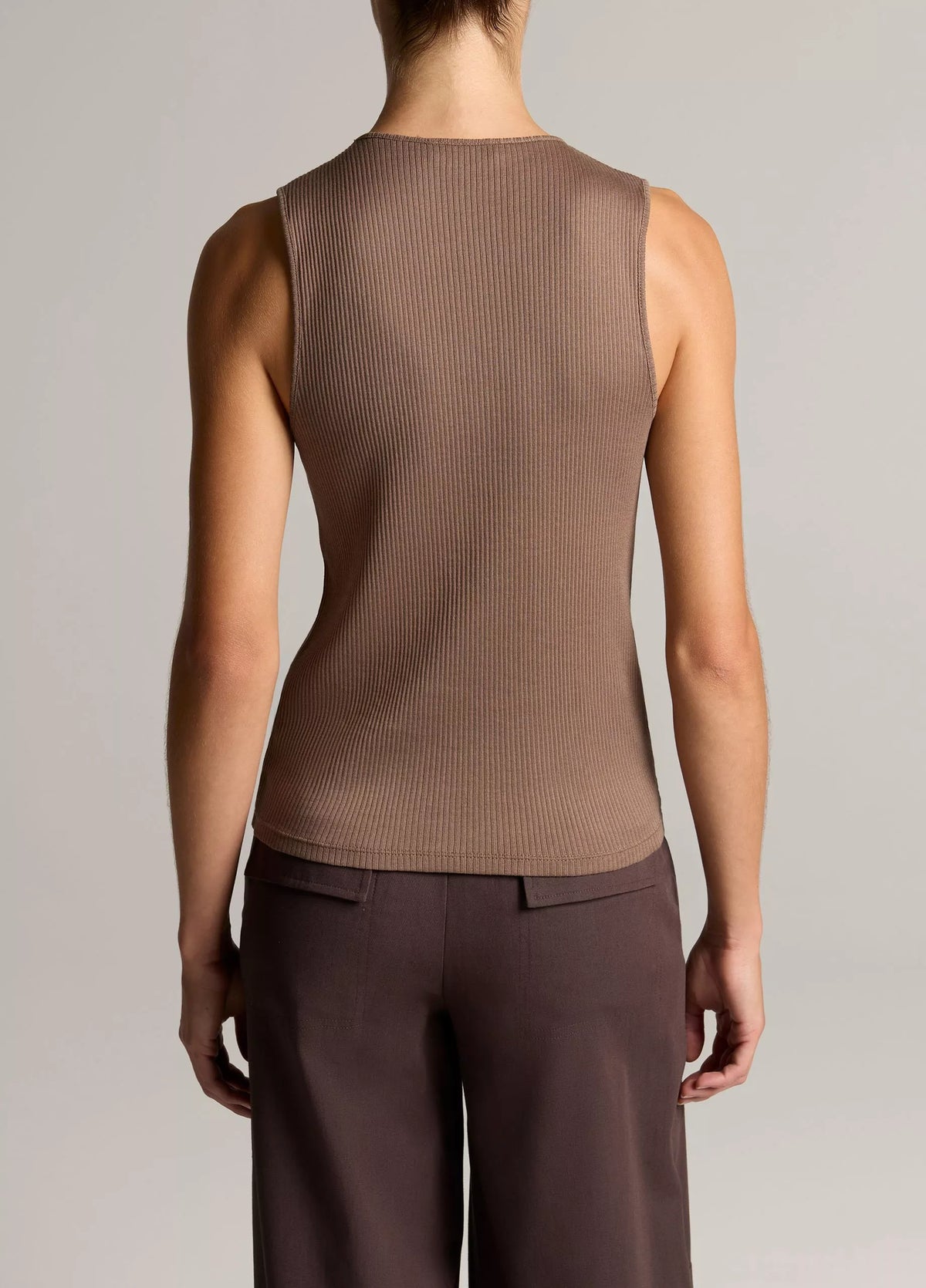 Ribbed Pima Cotton Shell