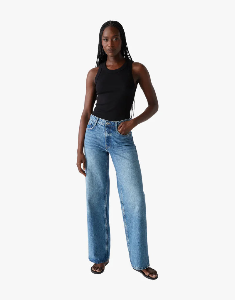 Gina Wide Binding Crop Tank