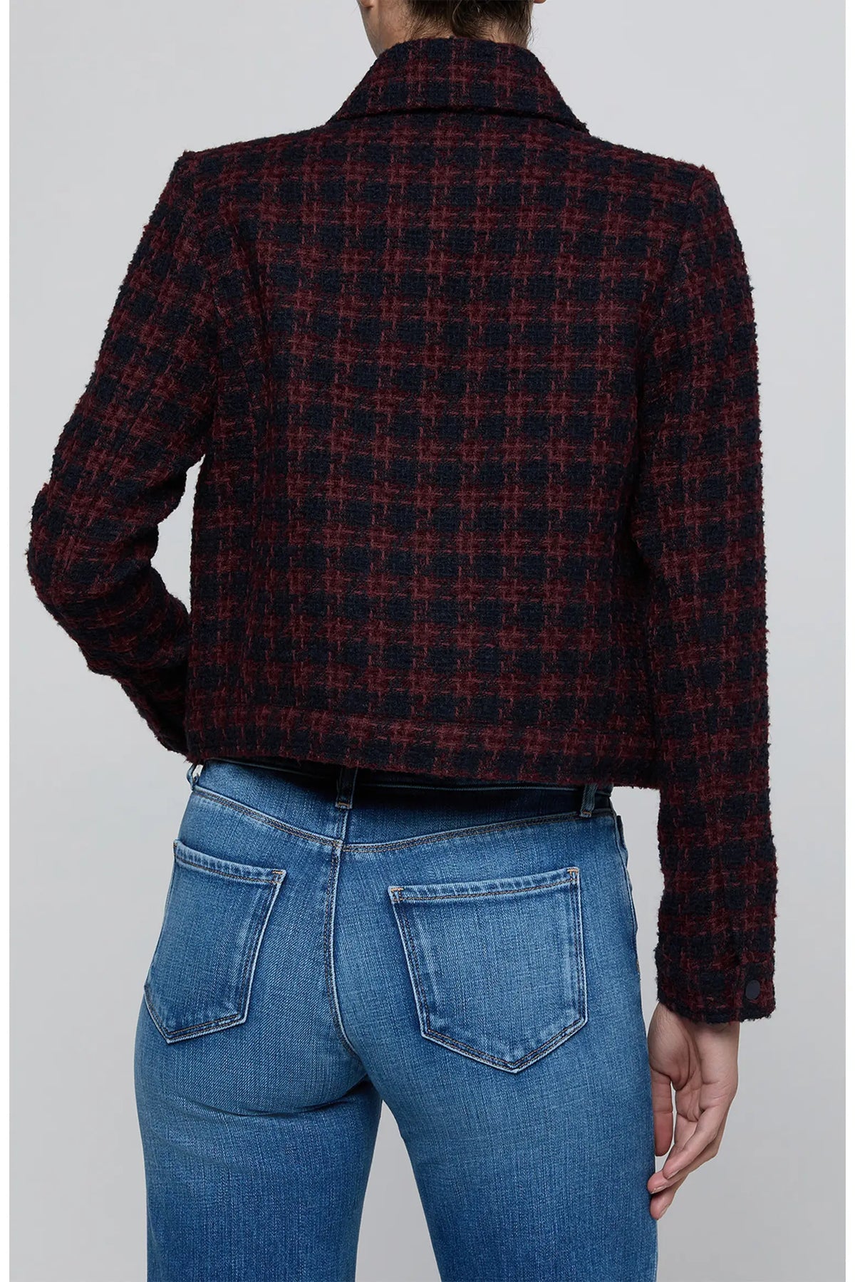 NYX Cropped Tweed Jacket