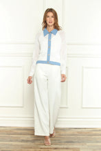 Load image into Gallery viewer, Denim Mesh Knit Jacket
