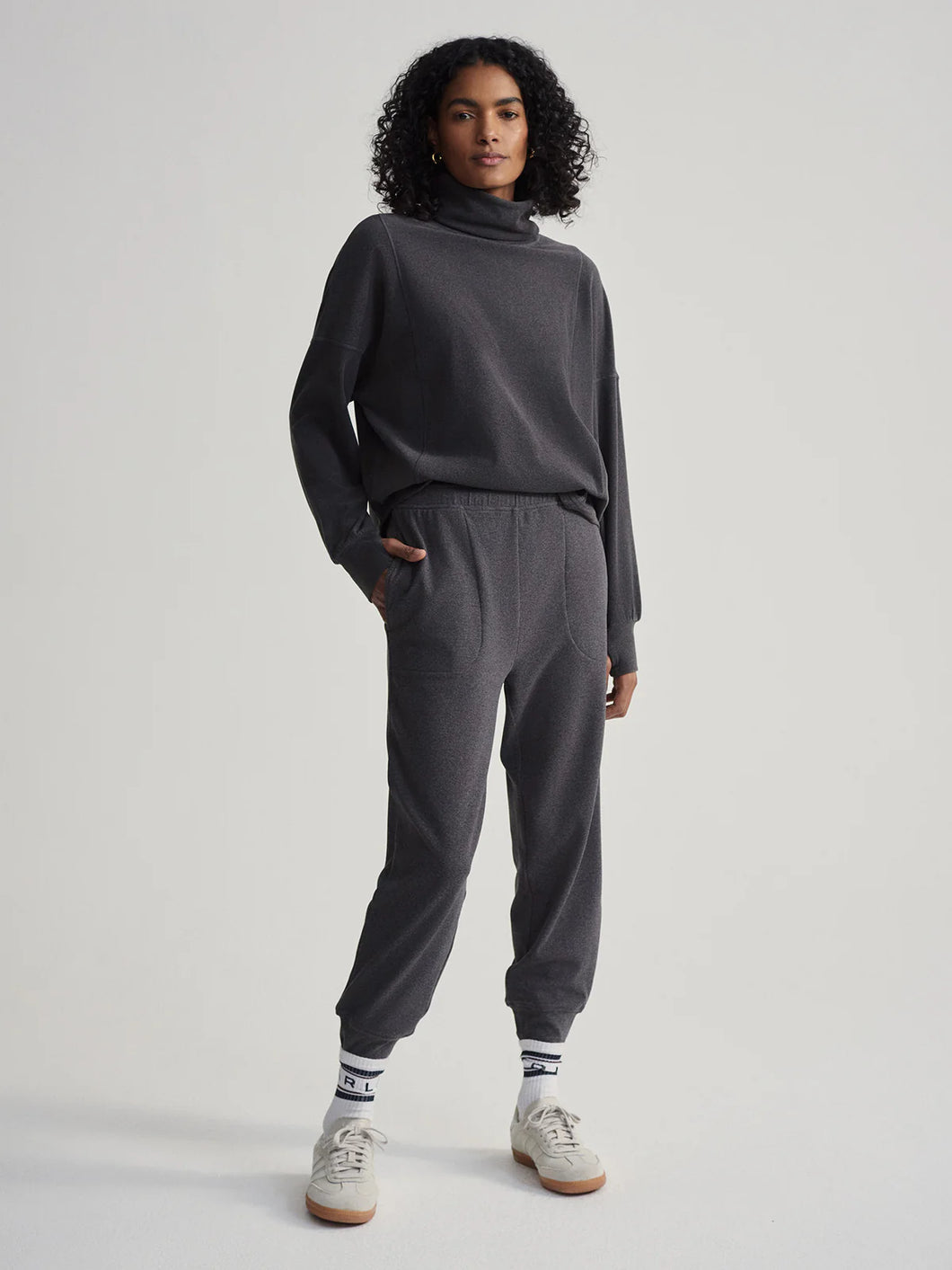 Brushed rib Slim Cuff Pant