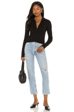 Load image into Gallery viewer, Ribbed Half Zip Turtleneck
