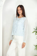 Load image into Gallery viewer, Lace Insert Cardigan
